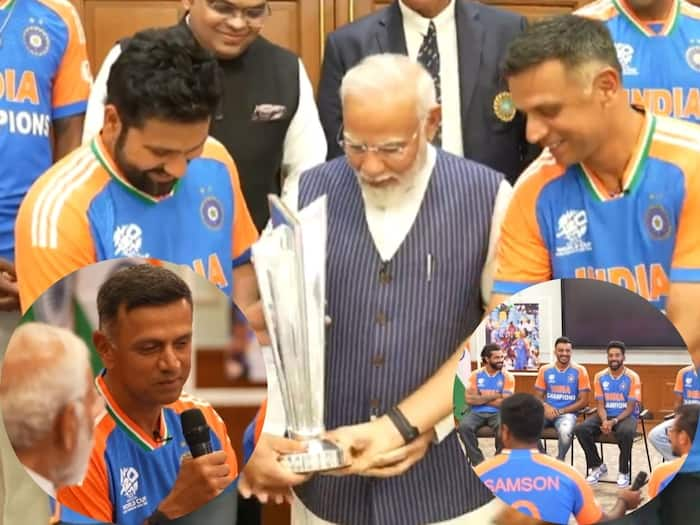 PM Modi Meets T20 World Cup Winning Team Members, Takes Photo With Them