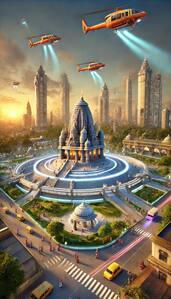 How Mumbai’s Siddhivinayak Temple Looks After 100 Years- AI Imagines