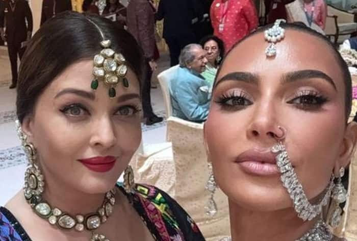 Kim Kardashian's Selfie With 'Queen' Aishwarya Rai Creates a Storm on the Internet; Fans Say 'Sight to Behold'