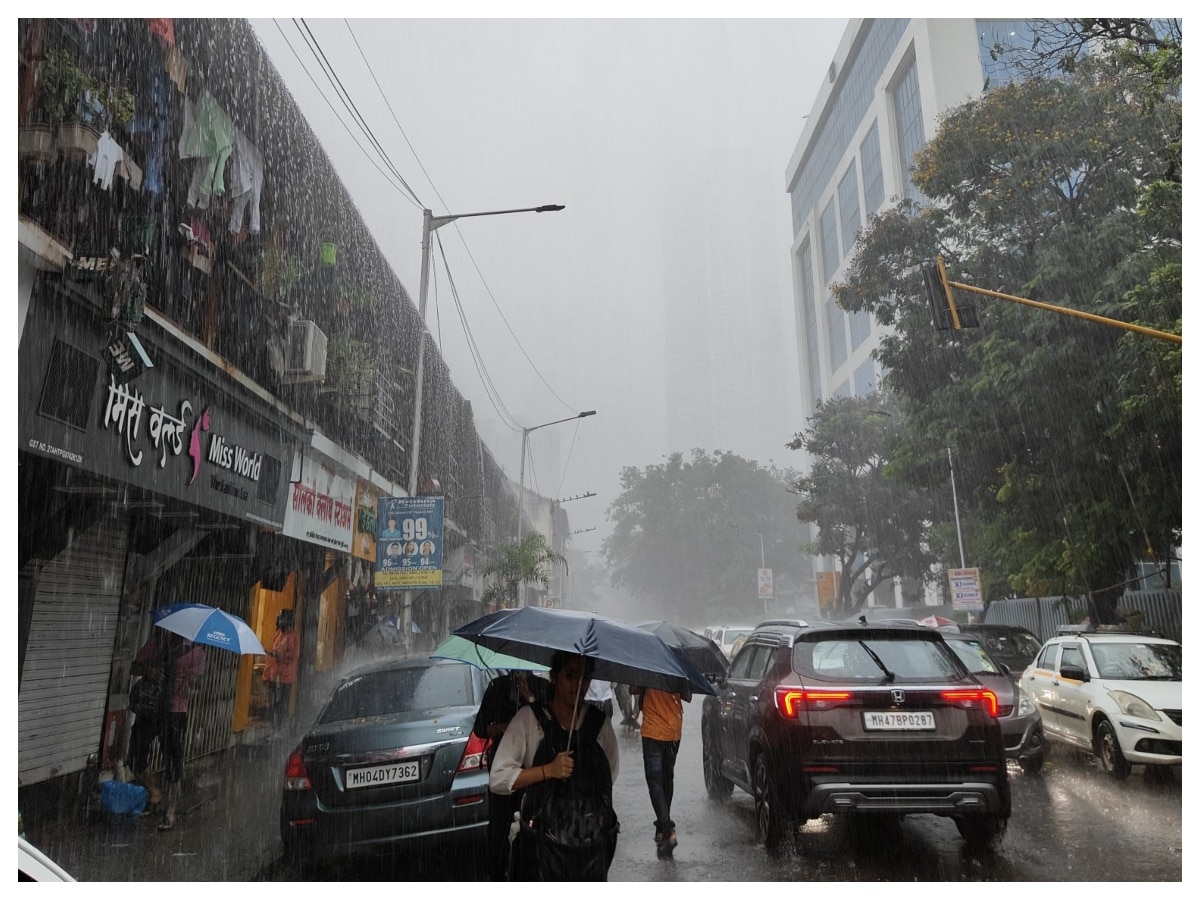 Mumbai Rains: Heavy Downpour Disrupts Flight, Train Services; IMD Issues Red Alert