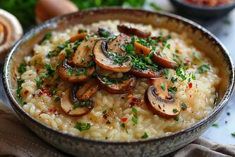 Master The Art Of Making Mushroom Risotto With This Quick 8-Step Recipe