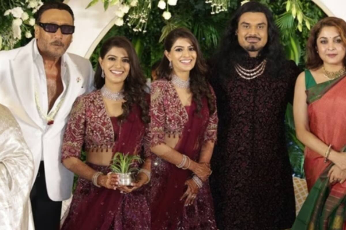 AR Rahman, Jackie Shroff, Trisha and Others Attend Varalaxmi Sarathkumar \u0026  Nicholai Sachdev's Wedding Reception in Chennai – See Pics | India.com, image size:1200x800