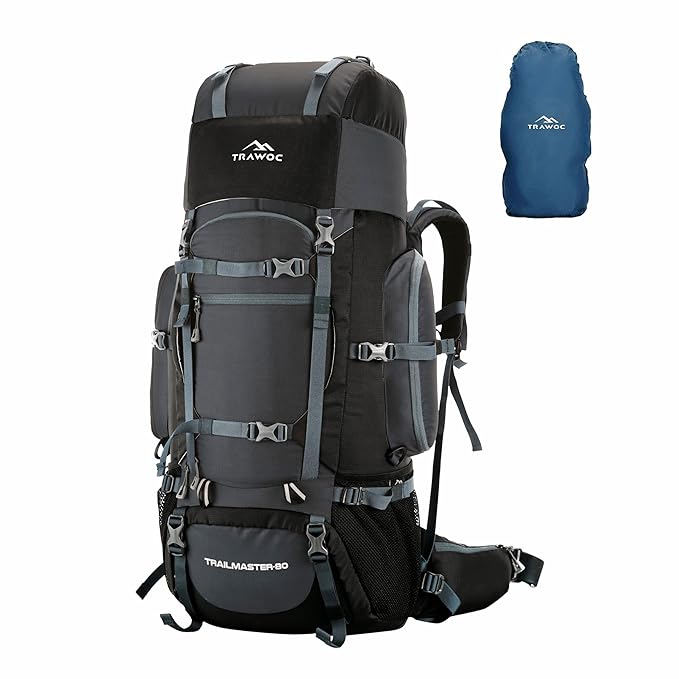 TRAWOC TRAILMASTER 80L Rucksack Bag for Men