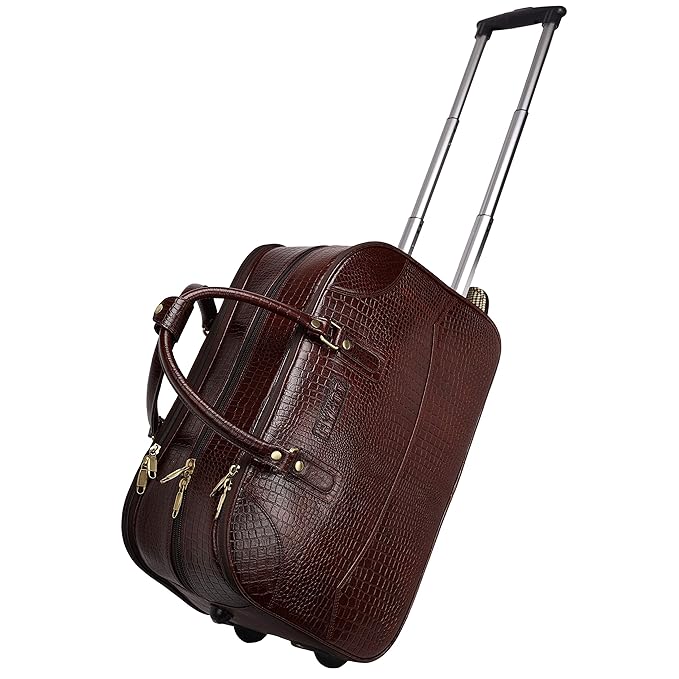 HYATT Leather Accessories 32 Litre's Capacity Travel Duffel Bag