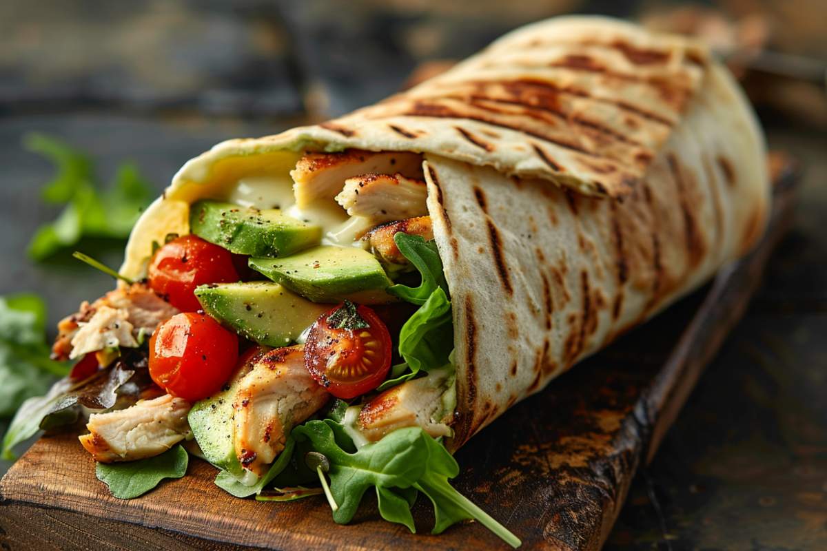 Create A Flavorful Chicken Avocado Wrap With This Easy 4-Step Guide