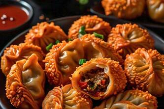 Learn How To Make Crispy Kurkure Momos with A Delicious Filling