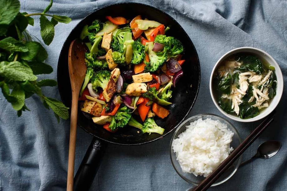 Try This Tofu Rice Bowl Recipe With Crispy Tofu And Savory Sauce