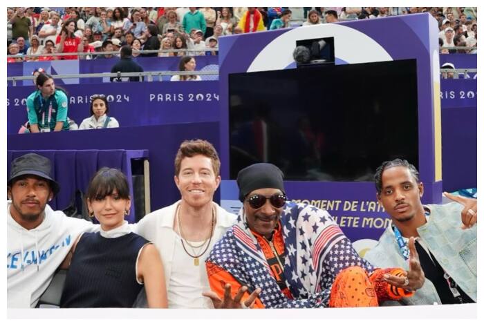 Watch: Lewis Hamilton With Snoop Dogg And Nina Dobrev Root For USA At Paris Olympics 2024