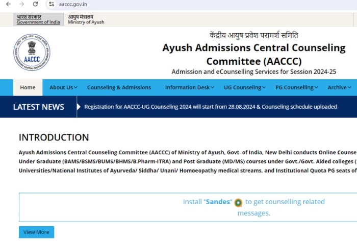 AYUSH NEET UG Counselling 2024 Schedule Released; Round 1 Registration ...