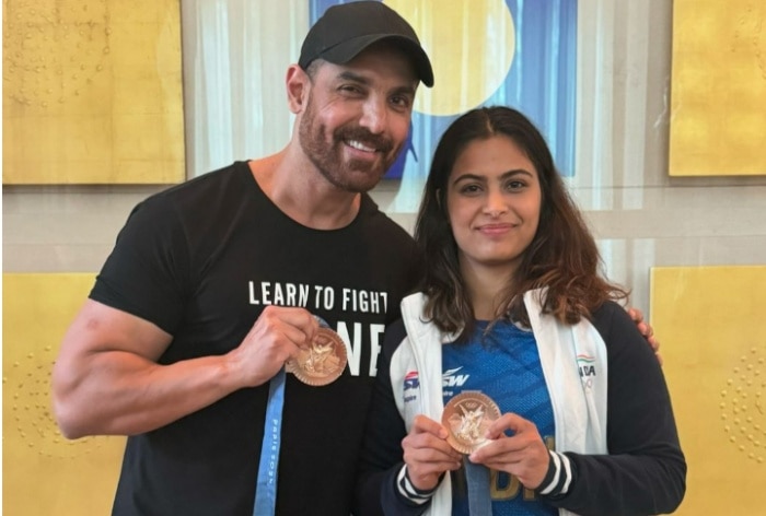 John Abraham Gets Trolled For Celebrating Manu Bhaker’s Olympic Success While Holding Her Medal: Dont Touch…