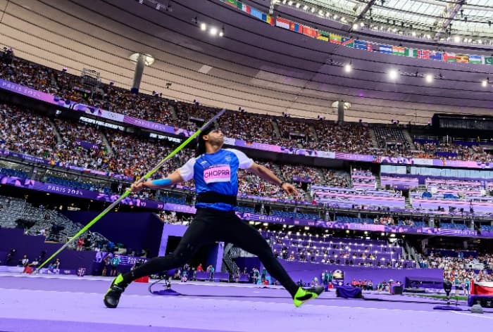 Neeraj Chopra, Neeraj chopra Qualifies for javelin final, Neeraj Chopra best throw, Neeraj Chopra qualifies for Paris Olympics 2024 final, Neeraj Chopra in Paris Olympics 2024, Paris, Olympics, Javelin Throw, Paris Olympics events, Paris Olympics schedule, Neeraj Chopra news, Neeraj Chopra uodates,