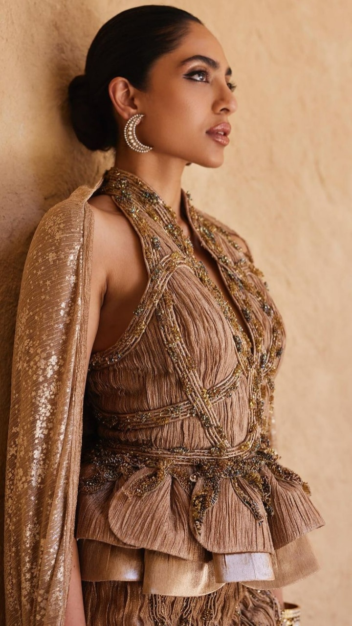 10 Sobhita Dhulipala Inspired Engagement Ceremony Outfits To Add Bling
