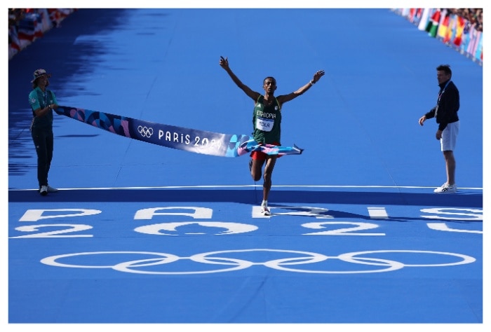 Paris Olympics 2024 Ethiopias Tola Bags Mens Marathon Gold With Record Timing Kipchoge Doesnt Finish