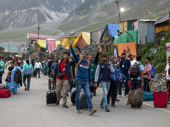 Amarnath Yatra Suspended On Both Routes After Heavy Rains; Details Inside