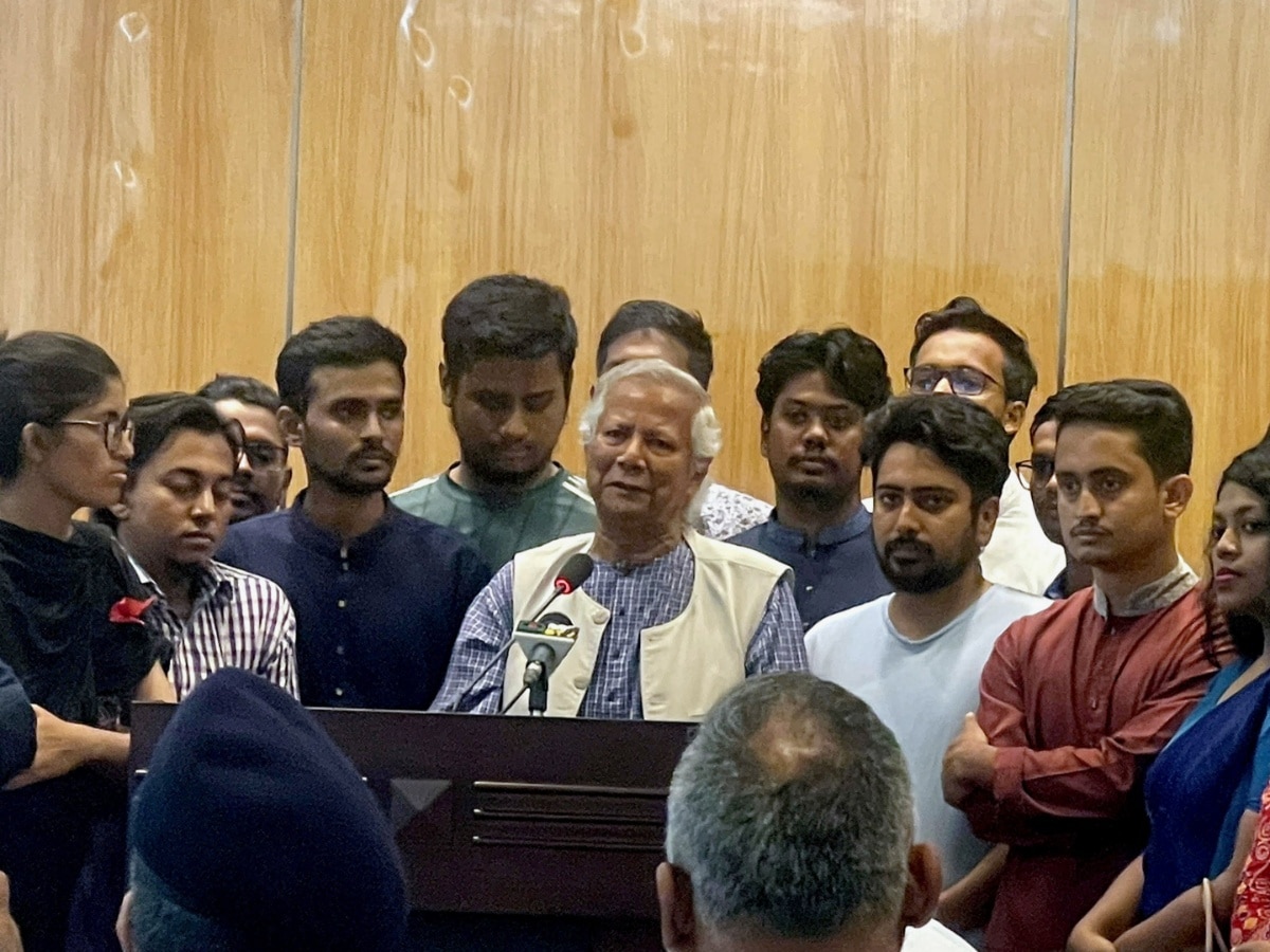 Bangladesh’s Yunus Hails Students For Toppling Hasina