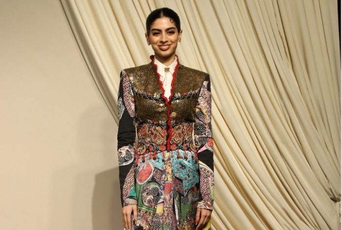 Khushi Kapoor Slays the Night in Anamika Khanna’s Sartorial Silk Coat With Coin Ornaments