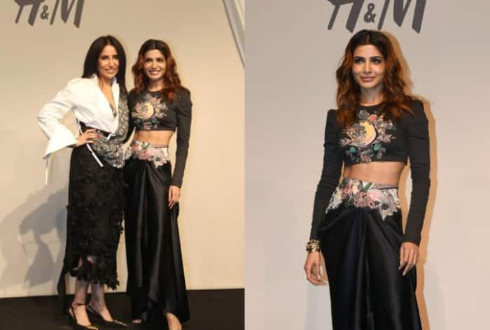 Samantha Ruth Prabhu's Shoulder Pad Top And Draped Silk Skirt Brings The Bohemian Chic Vibe to The Weekend- Check Outfit Price!