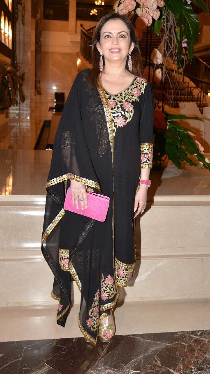 nita ambani dress designer Nita Mukesh Ambani Cultural Centre opening launches 'India in Fashion' book