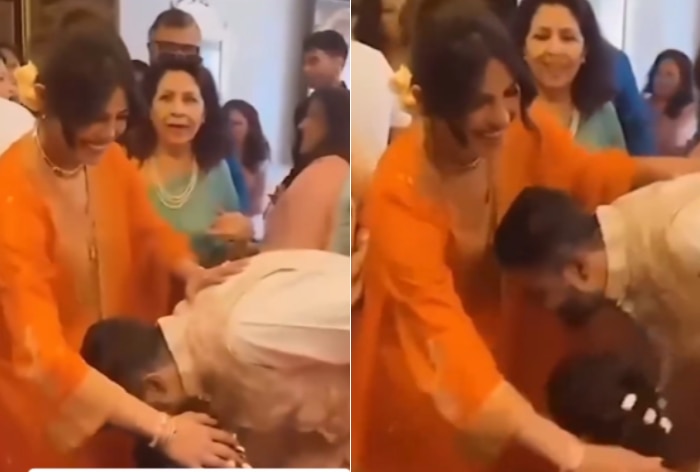 Priyanka Chopra’s Brother And Sister-in-Law Touch Her Feet to Take ‘Aashirwad’ in New Heartwarming Video From Pre-Wedding Festivities