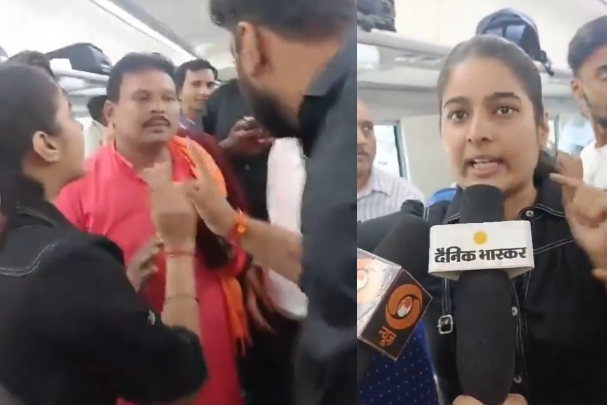 BJP Workers Misbehave With Woman On Vande Bharat Express, Video Goes Viral