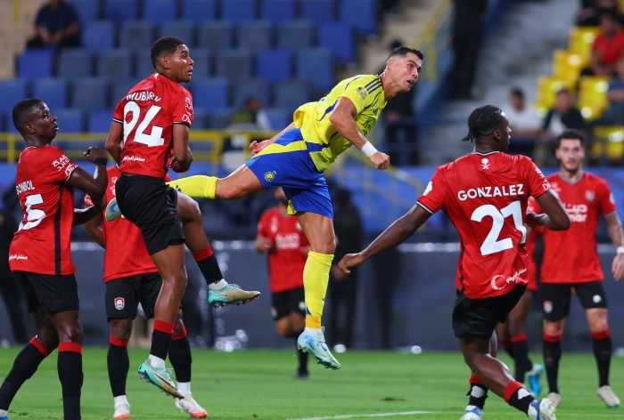 Cristiano Ronaldo Score Record 50th Goal As Al Nassr Settle For Draw With Al Raed