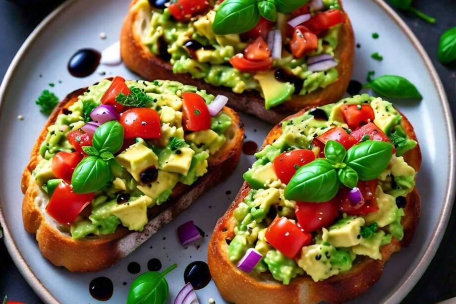 Learn How To Make Delicious Avocado Bruschetta In Only 4 Steps