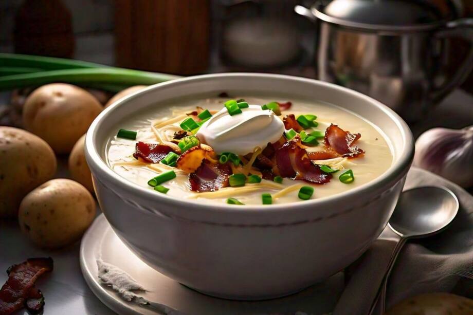 Learn How To Make Baked Potato Soup In Just 8 Easy Steps