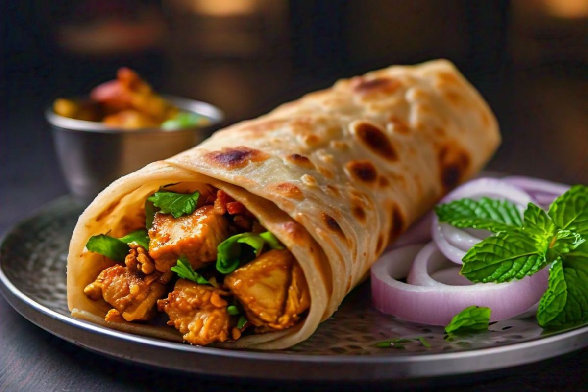 Learn To Cook Chicken Kathi Roll In 5 Simple Steps