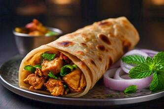 Learn To Cook Chicken Kathi Roll In 5 Simple Steps