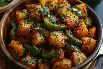Discover The Perfect Blend Of Flavors In Aloo Shimla Mirch Recipe