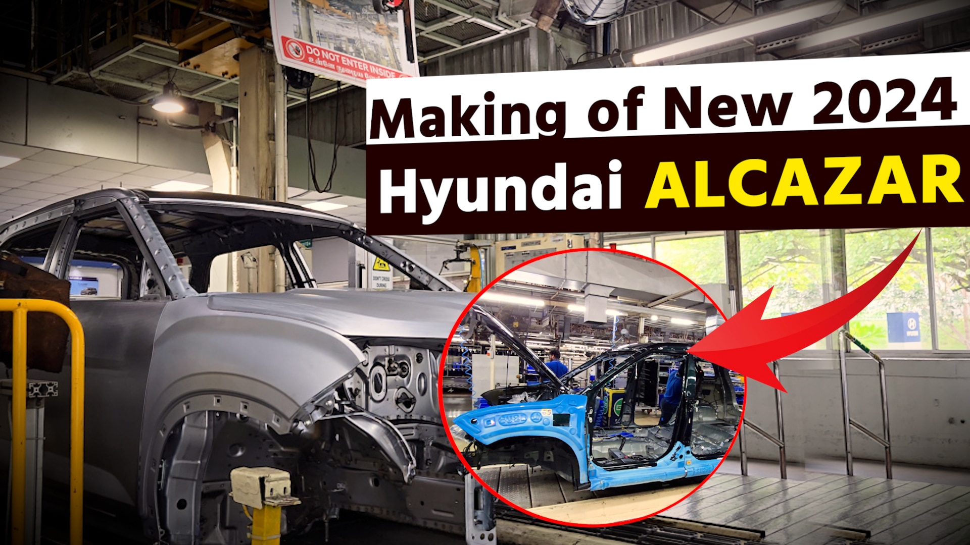 How is the new Alcazar and Creta being made in Hyundai’s plant?