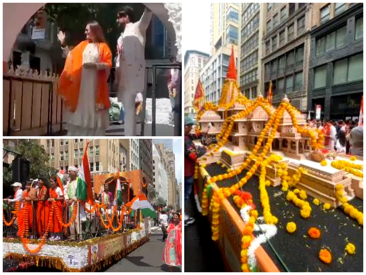 Watch India Day Parade Celebration In New York; Ayodhya Ram Mandir