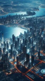 How Mumbai City's Beautiful Landscape Will Look At Night After 100 Years - AI Photos