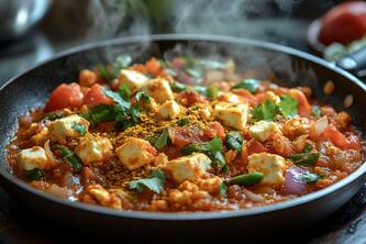 Learn To Cook Paneer Bhurji In 7 Steps