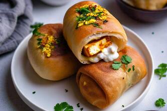 Learn The Quick 6-Step Recipe For Delicious Paneer Bread Roll