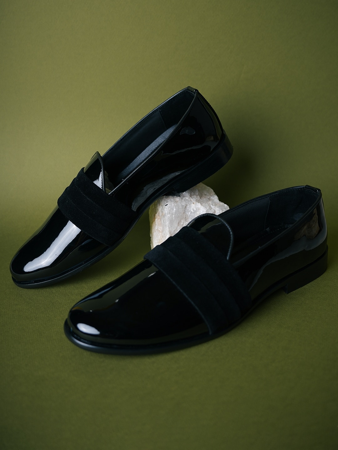 Monkstory PU Slip-On Sneakers