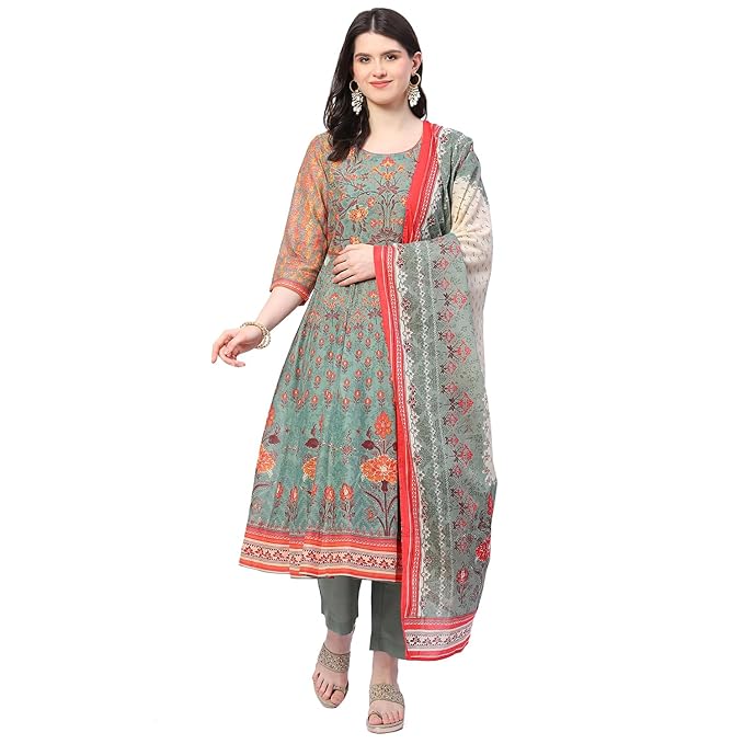  BIBA Women's Anarkali Kurta Set