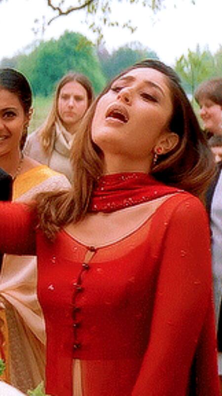 kareena red dress Kareena Kapoor look surreal in fiery red off shoulder dress with thigh-high  slit