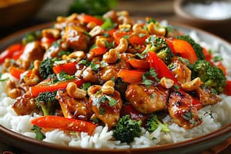 Make Delicious Cashew Chicken In Just 6 Steps
