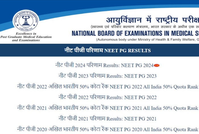 NBEMS NEET AIQ Scorecard at natboard.edu.in; Direct Link, MCC Counselling