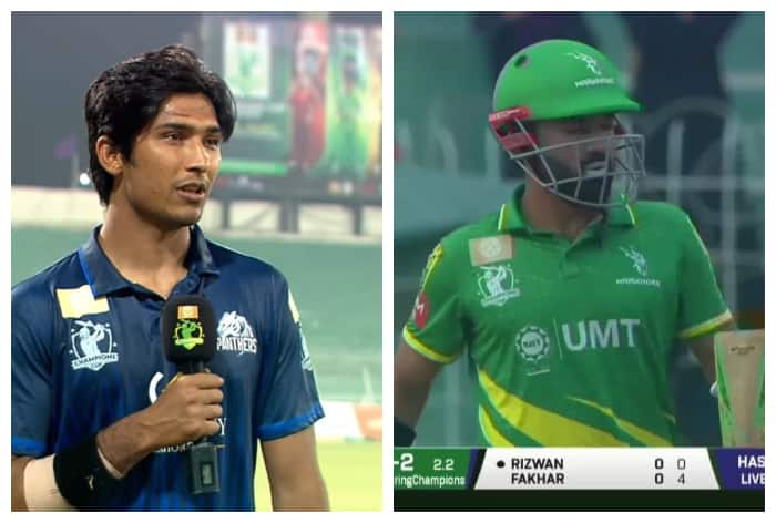 Mohammad Hasnain, Champions Cup, Mohammad Hasnain dismisses Mohammad Rizwan, Mohammad Hasnain wickets in Champions Cup, Mohammad Hasnain stats, Mohammad Hasnain total wickets, Mohammad Hasnain wickets in T20Is, Mohammad Hasnain international wickets