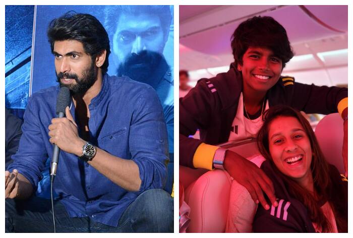 Women's T20 WC 2024, Women's T20 World Cup 2024, Women's T20 WC 2024 Dubai, Indian women’s team reach Dubai, actor Rana Daggubati, Rana Daggubati news, Indian women’s team meets Rana Daggubati, viral video, Harmanpreet Kaur,Women's T20 WC 2024, Women's T20 World Cup 2024 UAE, Dubai, Actor Rana Daggubati