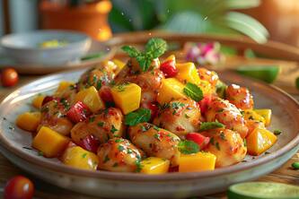 Learn How To Make Mouth-Watering Mango Chicken In Just 7 Steps