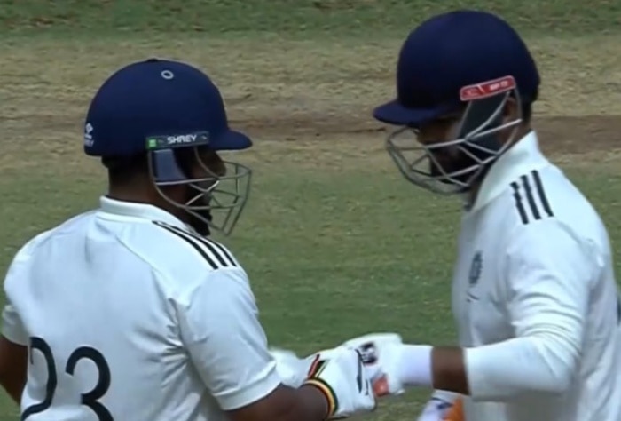 Sarfaraz Khan Smashes 5 Consecutive Fours Off Akash Deep In Duleep Trophy 2024