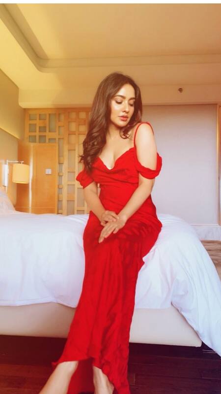 neha sharma red dress Neha Sharma -inspired chic dresses to make heads turn