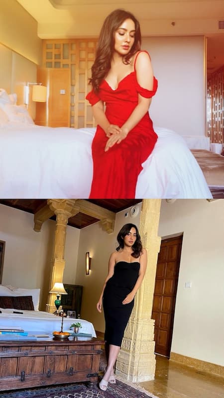 neha sharma red dress Neha Sharma -inspired chic dresses to make heads turn
