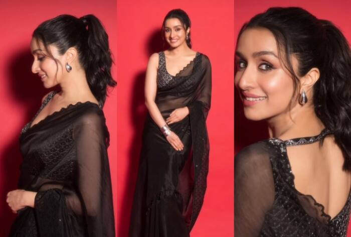 Shraddha Kapoor steals the show at Arabian event in ethereal black Devanagari saree worth Rs...