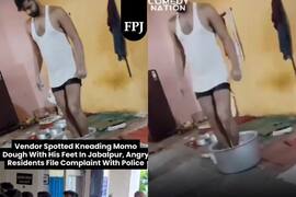 Disgusting! Man Kneads Momo Dough With Feet In Jabalpur; Watch Viral Video