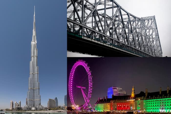 Burj Khalifa, London Eye, Howrah Bridge, TATA, engineering, infrastructure, Dubai, Britain, Kolkata, Tata steel, Boeing, Airbus, 100 Bishopsgate, The 100 Bishopsgate Partnership