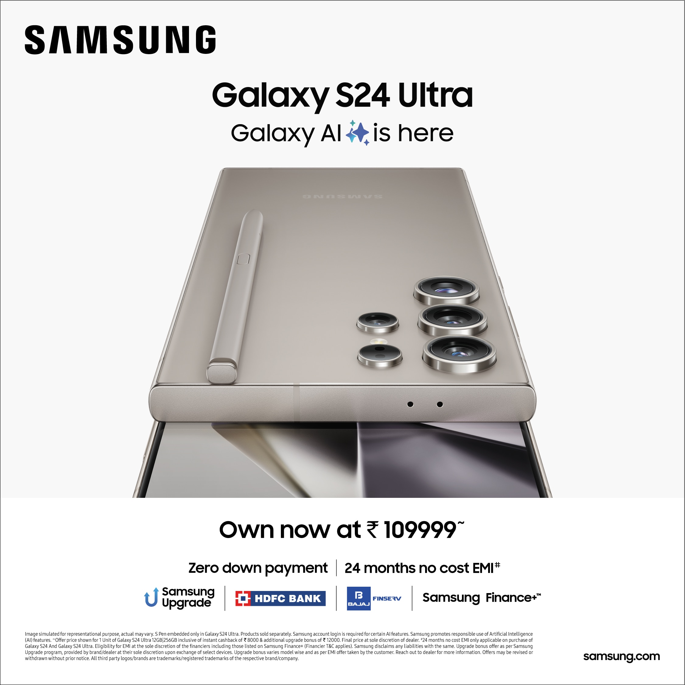 Samsung Unveils Limited-Time Discount for Galaxy S24 Ultra in India